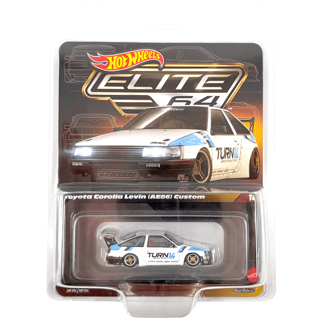 Hot Wheels - Toyota Corolla Levin (AE86) Custom - 2025 Elite 64 Series - Top CollectiblesDiecastHot Wheels