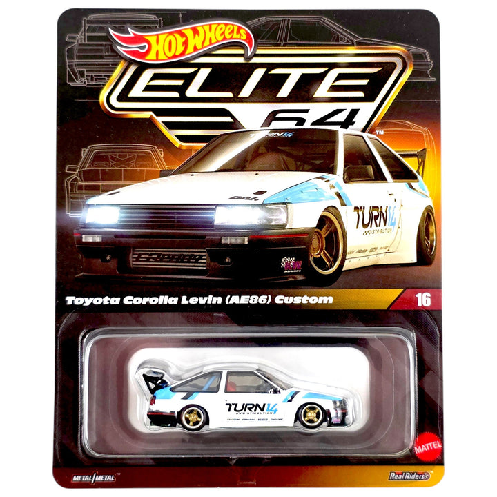 Hot Wheels - Toyota Corolla Levin (AE86) Custom - 2025 Elite 64 Series - Top CollectiblesDiecastHot Wheels