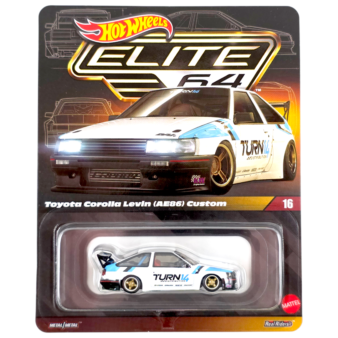 Hot Wheels - Toyota Corolla Levin (AE86) Custom - 2025 Elite 64 Series - Top CollectiblesDiecastHot Wheels