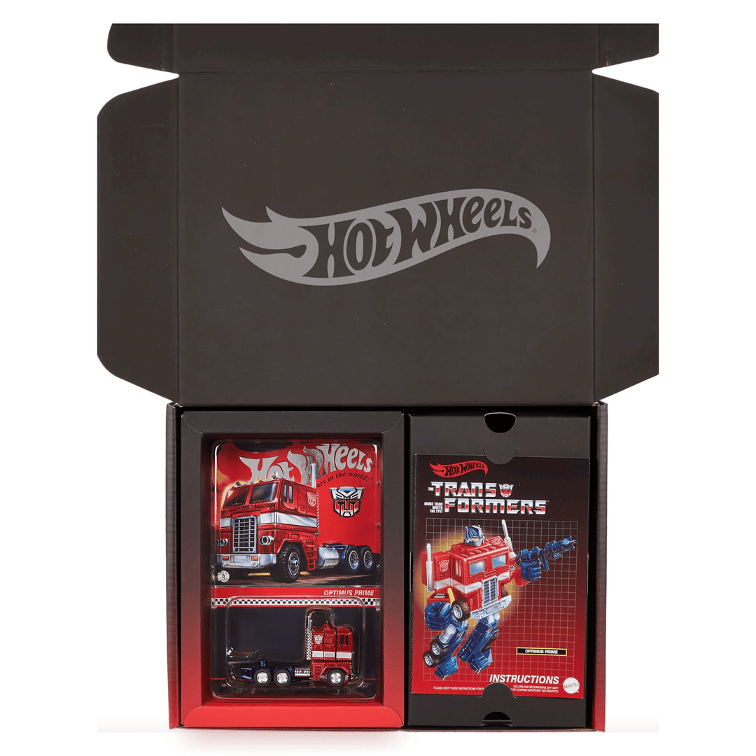 Hot Wheels - Transformers Optimus Prime - 2024 *Red Line Club Exclusive* - Top CollectiblesDiecastHot Wheels