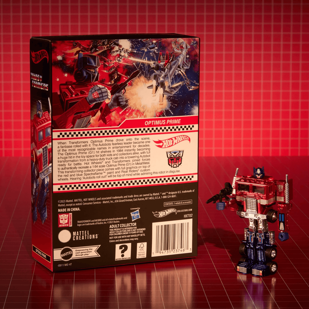 Hot Wheels - Transformers Optimus Prime - 2024 *Red Line Club Exclusive* - Top CollectiblesDiecastHot Wheels