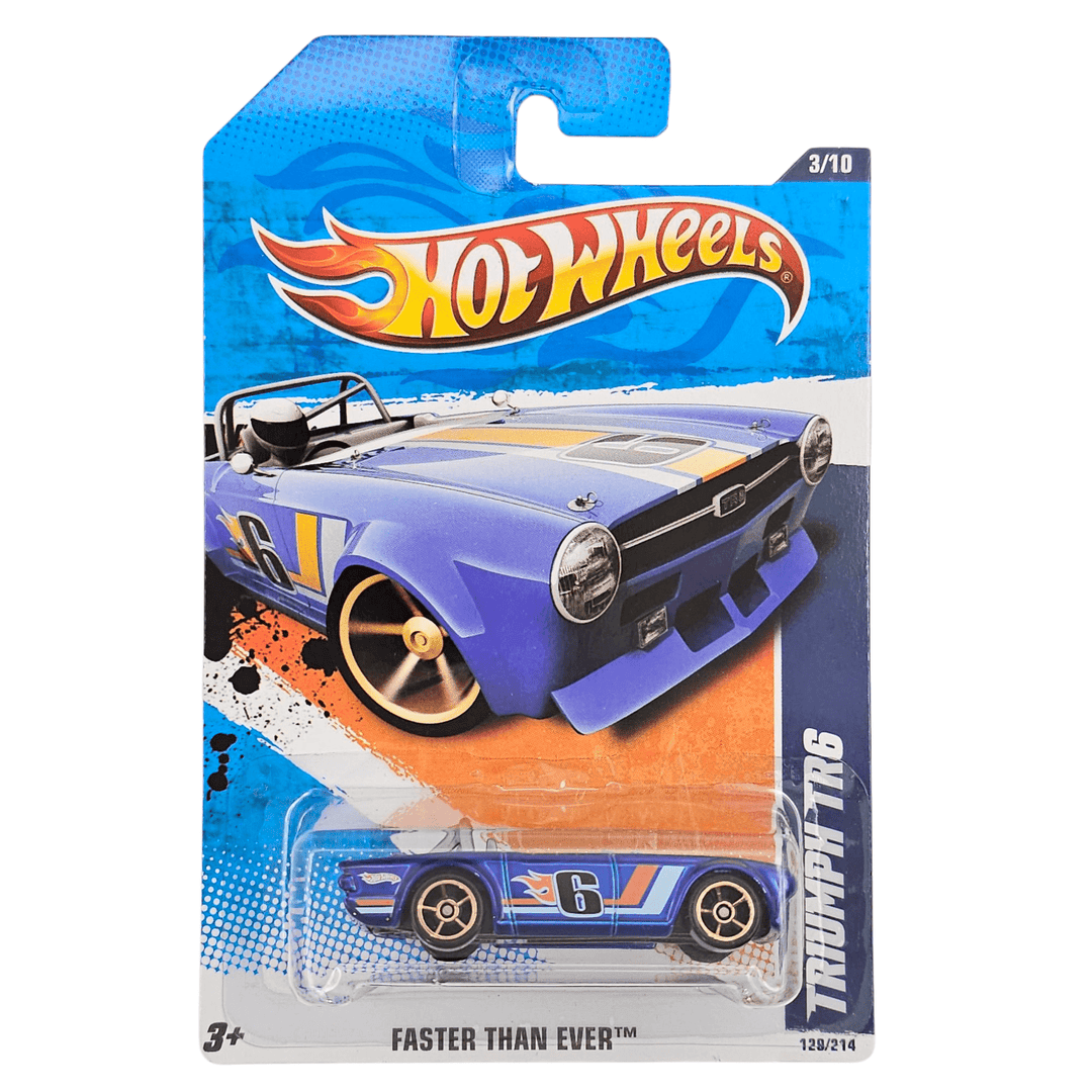 Hot Wheels - Triumph TR6 - 2011 *FTE Wheels Variation**Card Variation* - Top CollectiblesDiecastHot Wheels