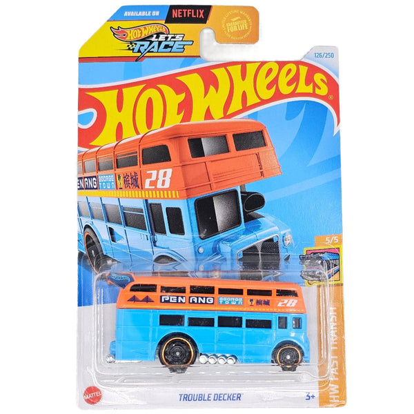 Hot Wheels - Trouble Decker - 2024 - Top CollectiblesDiecastHot Wheels