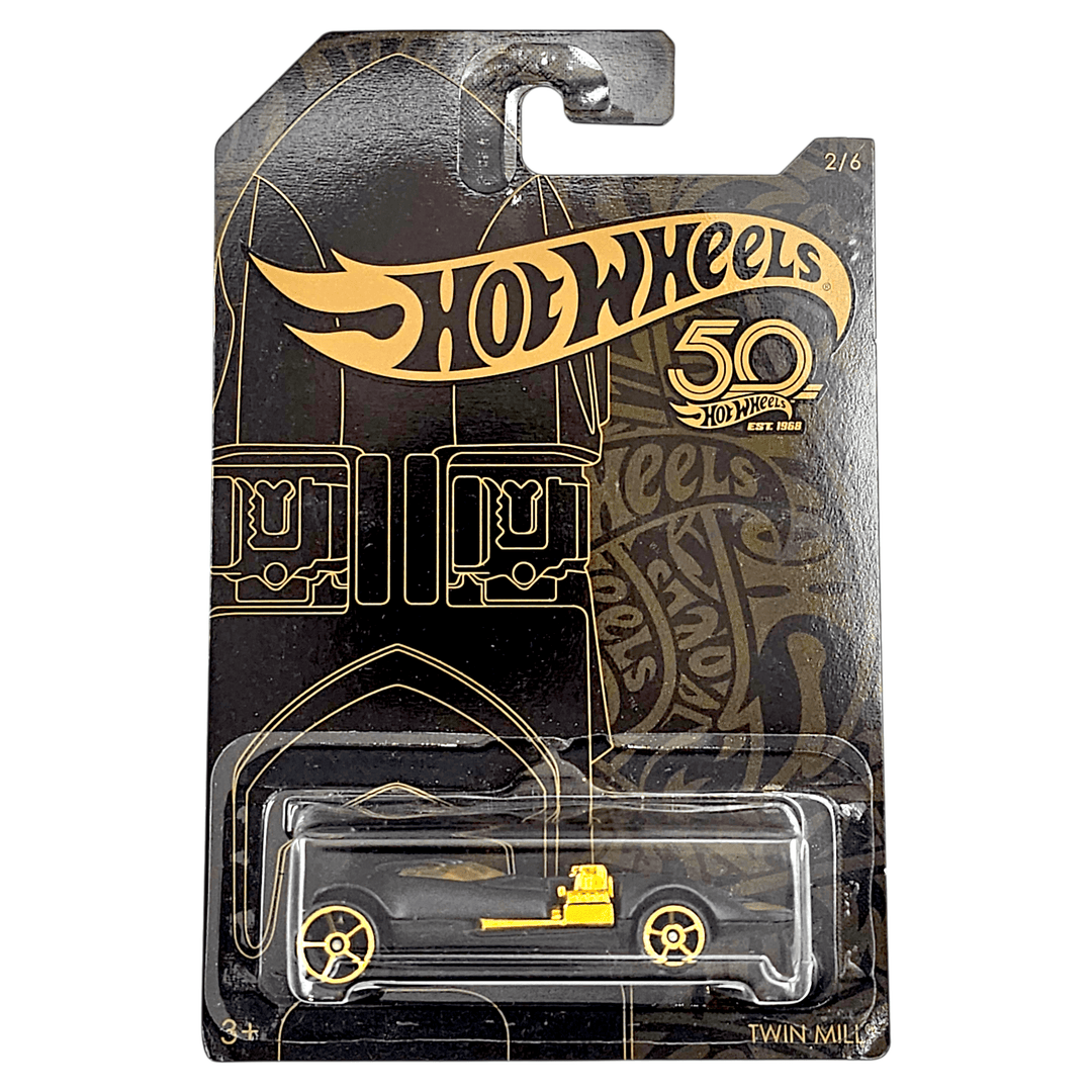 Hot Wheels - Twin Mill - 2018 Black &amp; Gold Series - Top CollectiblesDiecastHot Wheels