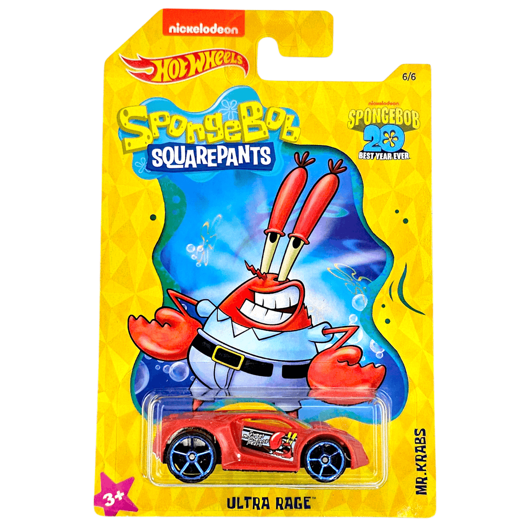 Hot Wheels - Ultra Rage - 2019 SpongeBob Squarepants Series - Top CollectiblesDiecastHot Wheels