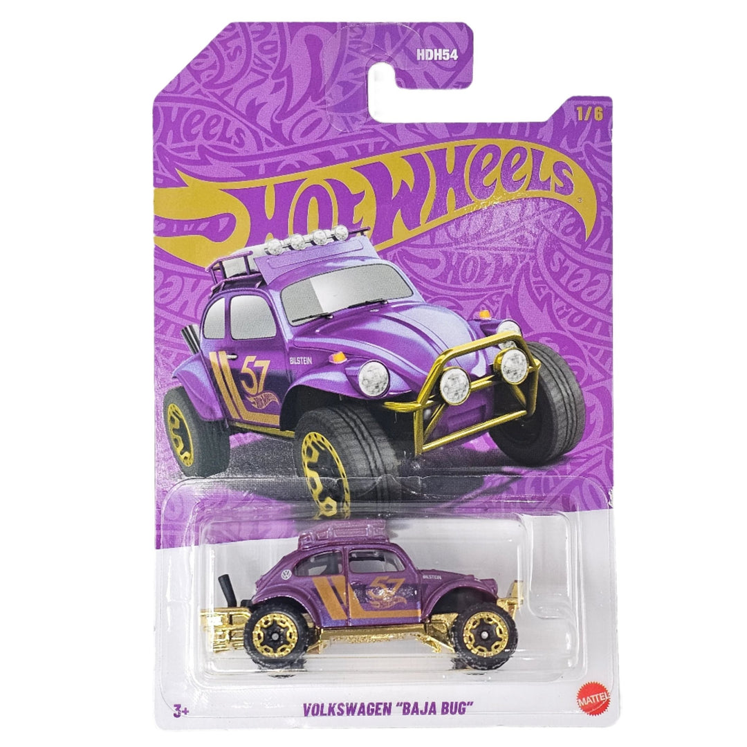 Hot Wheels - Volkswagen "Baja Bug" - 2025 Pearl &amp; Chrome Series (Mix A) - Top CollectiblesDiecastHot Wheels
