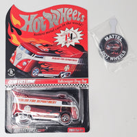 Hot Wheels - Volkswagen Drag Bus w/ Button - 2009 Club Car *Red Line Club Exclusive* - Top CollectiblesDiecastHot Wheels