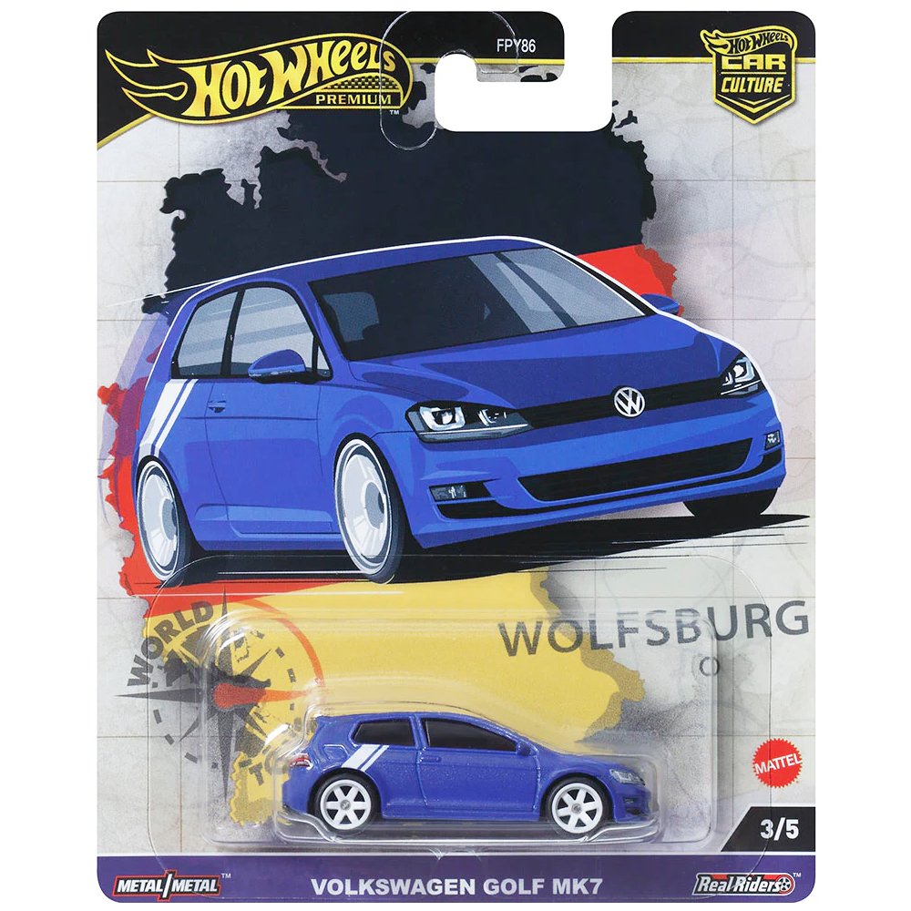 Hot Wheels - Volkswagen Golf MK7 - 2024 World Tour Series - Top CollectiblesDiecastHot Wheels