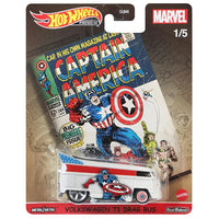 Hot Wheels - Volkswagen T1 Drag Bus - 2021 Captain America Series - Top CollectiblesDiecastHot Wheels