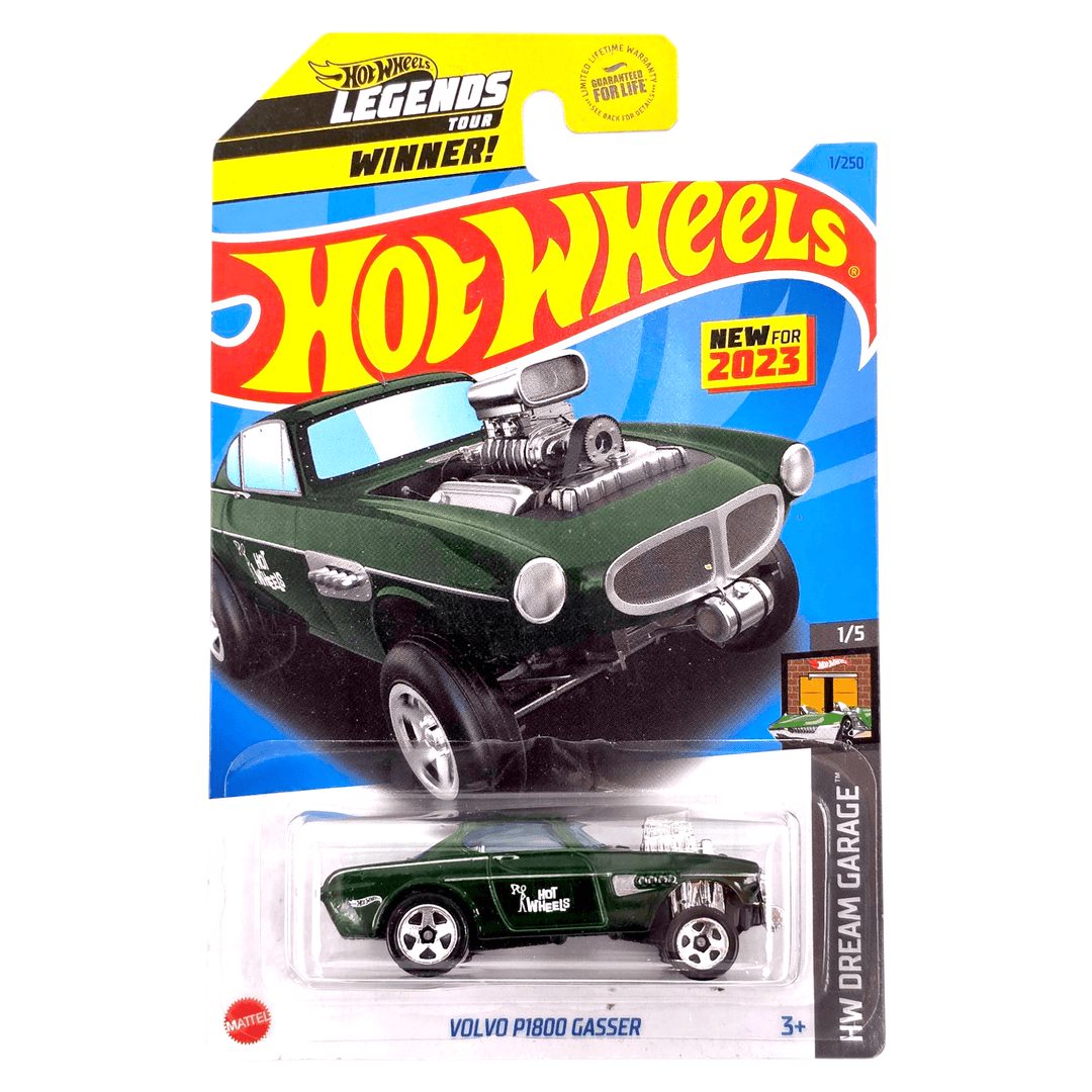 Hot Wheels - Volvo P1800 Gasser - 2023 *Card Variation* - Top CollectiblesDiecastHot Wheels