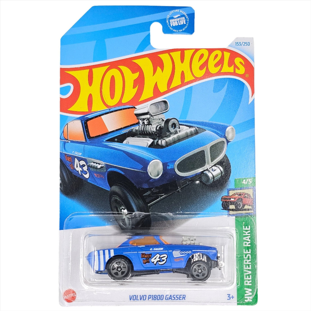 Hot Wheels - Volvo P1800 Gasser - 2024 - Top CollectiblesDiecastHot Wheels