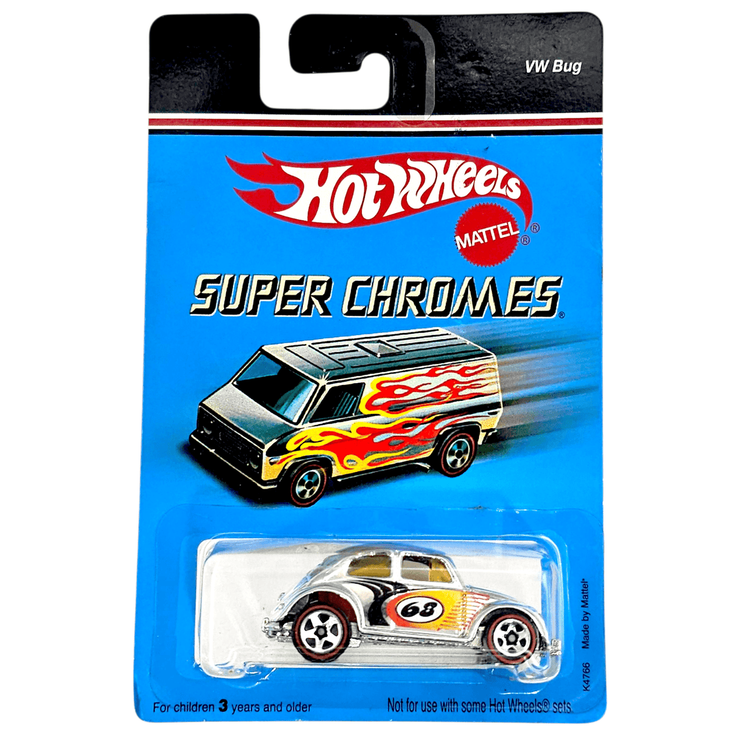 Hot Wheels - VW Bug - 2006 Super Chromes Series *Tampo Variation* - Top CollectiblesDiecastHot Wheels