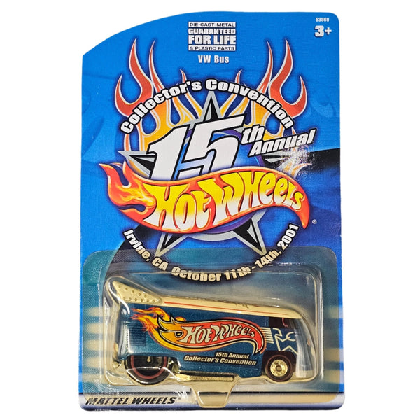 Hot Wheels - VW Bus - 2001 *15th Annual Collector's Convention Exclusive* - Top CollectiblesDiecastHot Wheels