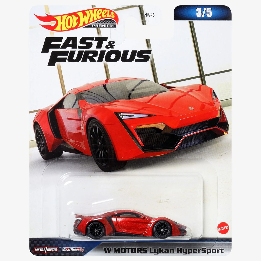 Hot Wheels - W Motors Lykan Hypersport - 2023 Fast &amp; Furious Series - Top CollectiblesDiecastHot Wheels