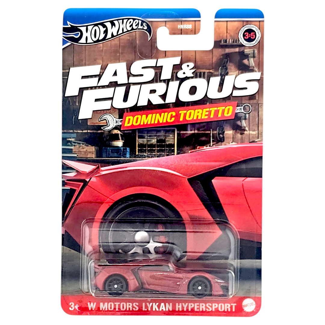 Hot Wheels - W Motors Lykan Hypersport - 2024 Dominic Toretto Fast &amp; Furious Series - Top CollectiblesDiecastHot Wheels