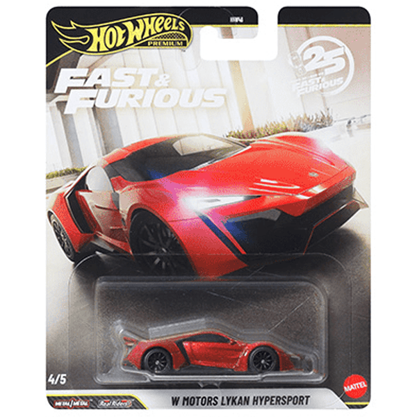 Hot Wheels - W Motors Lykan Hypersport - 2026 Fast & Furious 25th Anniversary Series - Top CollectiblesDiecastHot Wheels