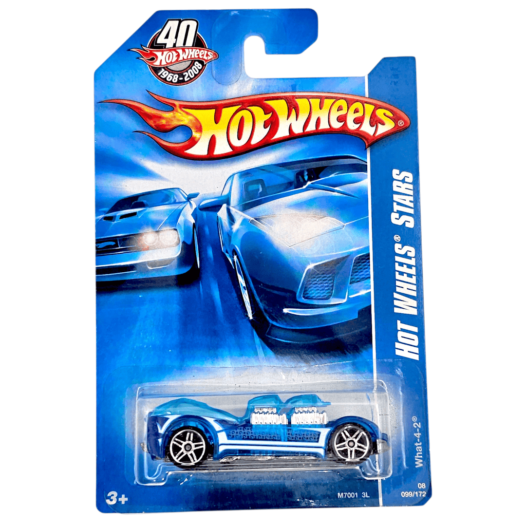 Hot Wheels - What - 4 - 2 - 2008 *Card Variation* - Top CollectiblesDiecastHot Wheels