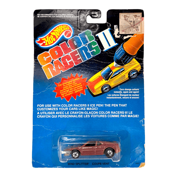 Hot Wheels - Wind Splitter (BMW M1) - 1989 Color Racers II Series - Top CollectiblesDiecastHot Wheels