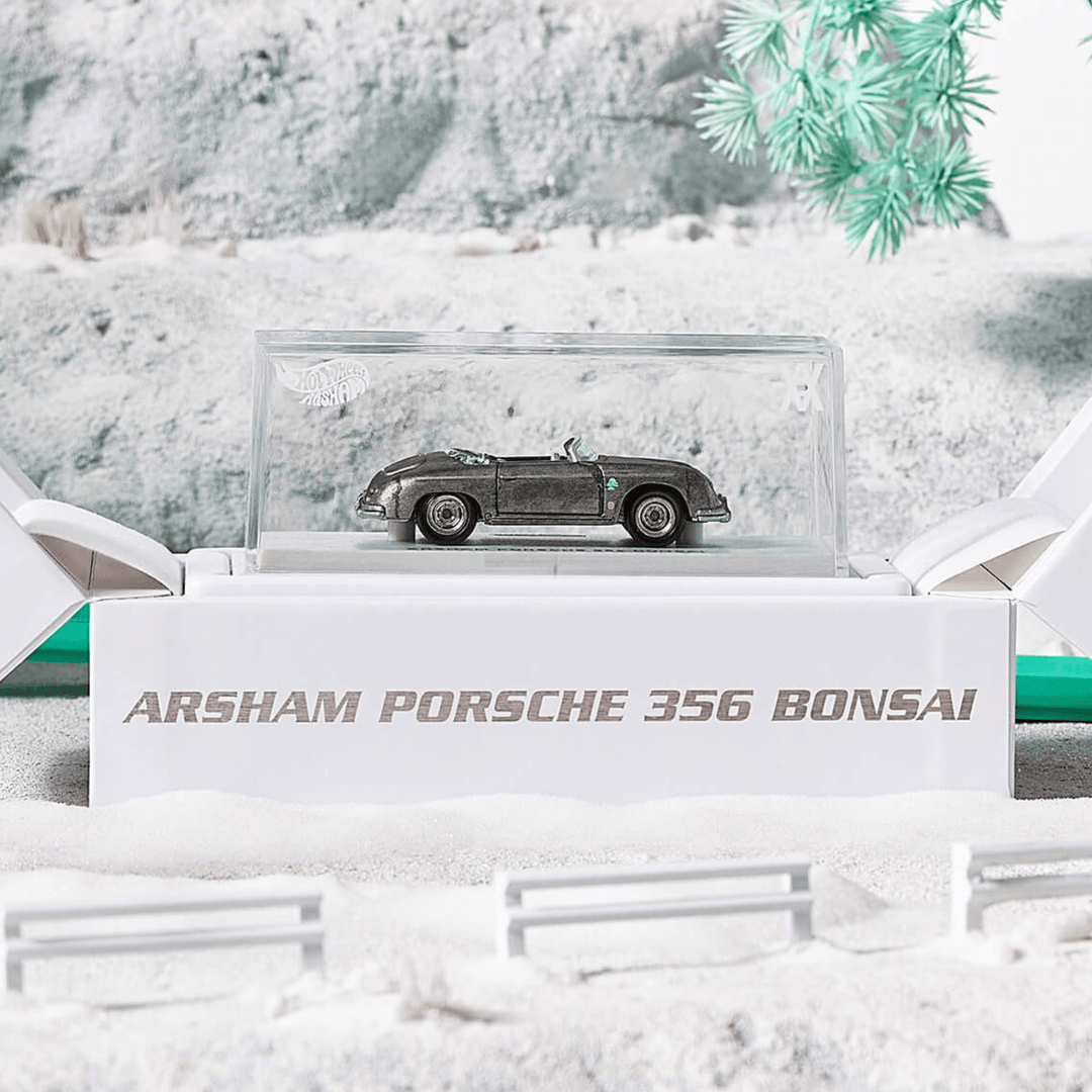 Hot Wheels x Daniel Arsham - Porsche 356 “Bonsai” Speedster - 2023 *Mattel Creations Exclusive* - Top CollectiblesDiecastHot Wheels