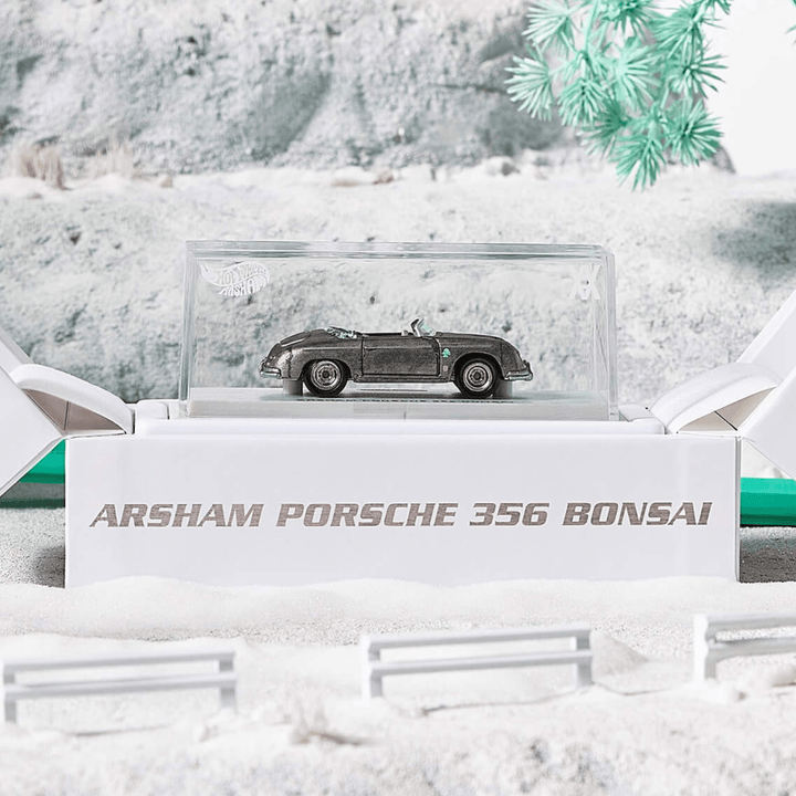 Hot Wheels x Daniel Arsham - Porsche 356 “Bonsai” Speedster - 2023 *Mattel Creations Exclusive* - Top CollectiblesDiecastHot Wheels