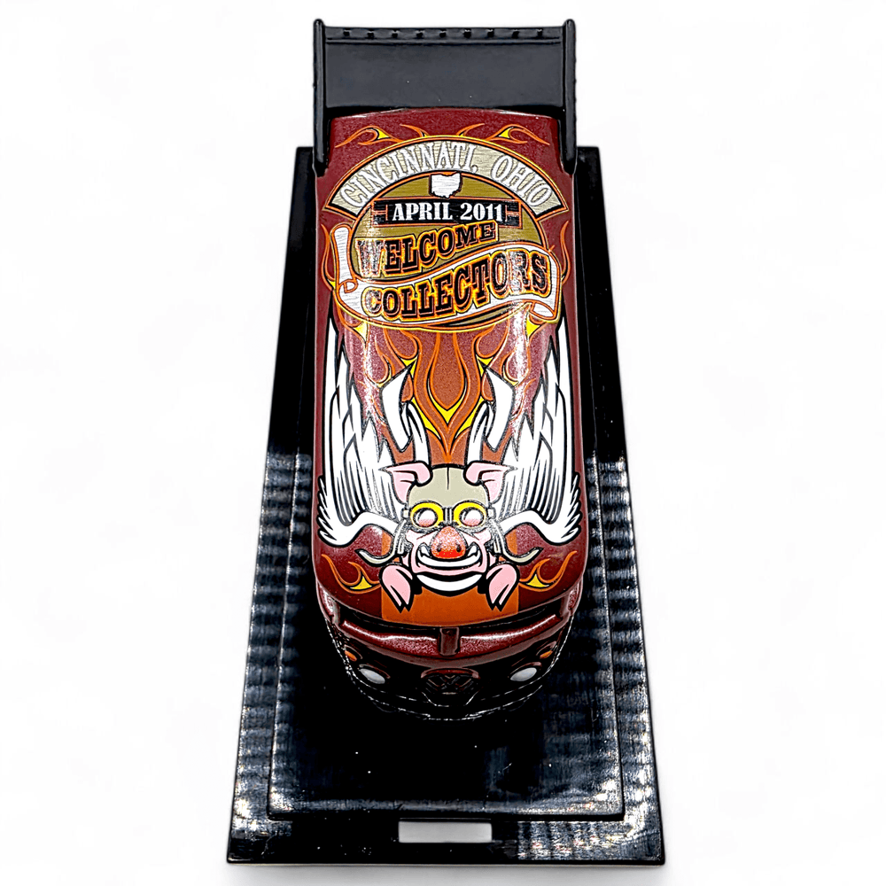 Hot Wheels X Liberty Promotions - VW Drag Bus "Cincinnati Flaming Pig" - 2011 - Top CollectiblesDiecastHot Wheels