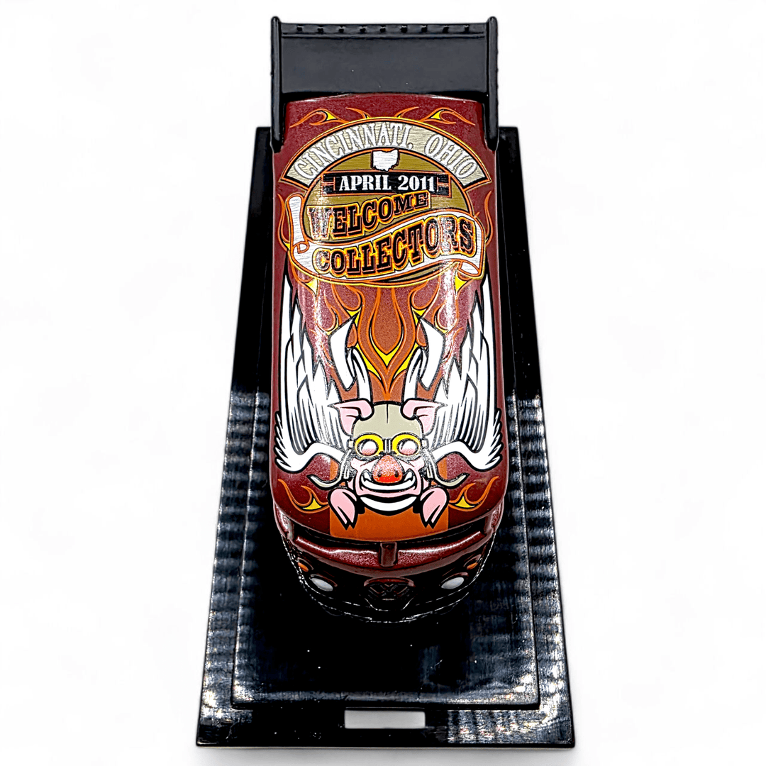 Hot Wheels X Liberty Promotions - VW Drag Bus "Cincinnati Flaming Pig" - 2011 - Top CollectiblesDiecastHot Wheels