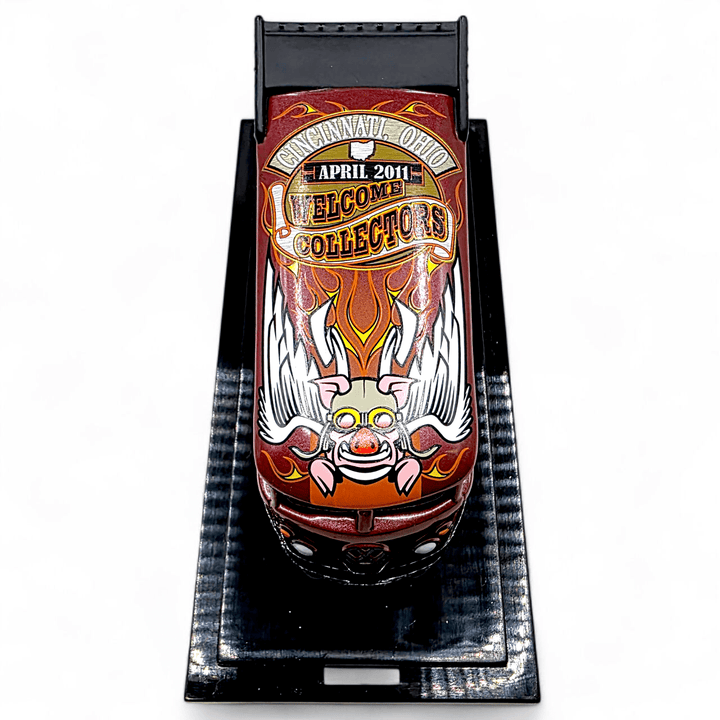 Hot Wheels X Liberty Promotions - VW Drag Bus "Cincinnati Flaming Pig" - 2011 - Top CollectiblesDiecastHot Wheels