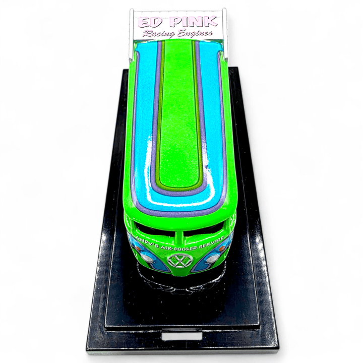 Hot Wheels X Liberty Promotions - VW Drag Bus "Drag - On Wagon - Radioactive Green" - 2004 - Top CollectiblesDiecastHot Wheels