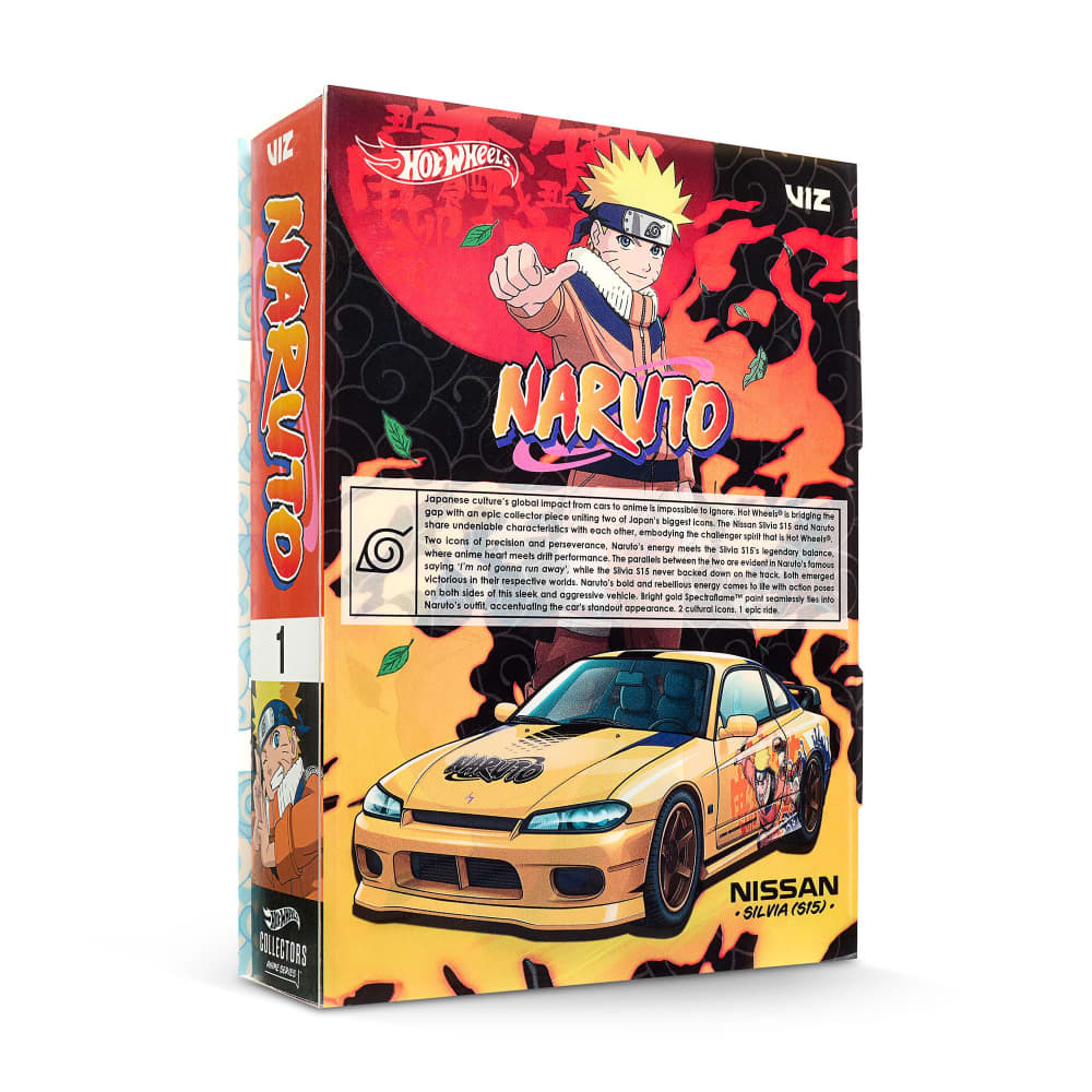 Hot Wheels x Naruto - Nissan Silvia (S15) - 2026 *Mattel Creations Exclusive* - Top CollectiblesDiecastHot Wheels