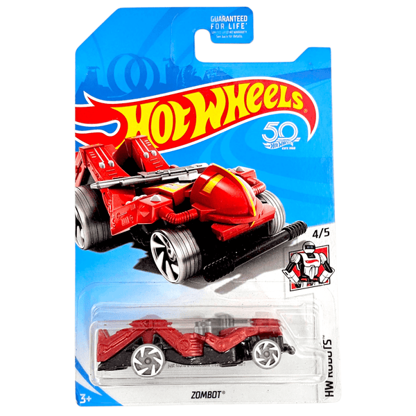 Hot Wheels - Zombot - 2018 *Treasure Hunt* - Top CollectiblesDiecastHot Wheels
