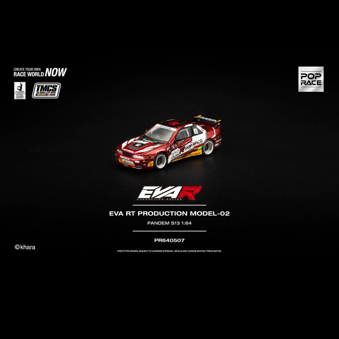 Pop Race - EVA RT Production Model-02 Pandem S13 *TMCS Malaysia 2026 Exclusive*