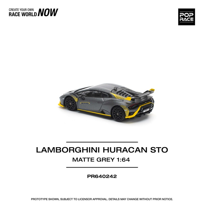 Pop Race - Lamborghini Huracan STO - Matte Grey