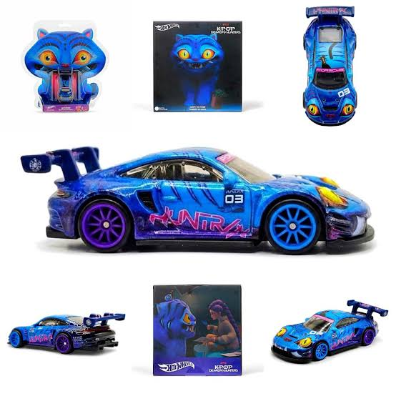Hot Wheels x KPop Demon Hunters - "Derpy the Tiger" Porsche 911 GT3 R - 2026 *Mattel Creations Exclusive*