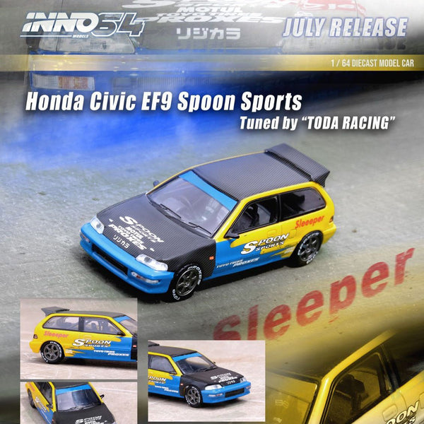 INNO64 - Honda Civic (EF9) Spoon Sports - Top CollectiblesDiecastINNO64