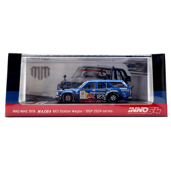 INNO64 - MAD MIKE 1976 Mazda RX3 Station Wagon D1GP - Top CollectiblesDiecastINNO64