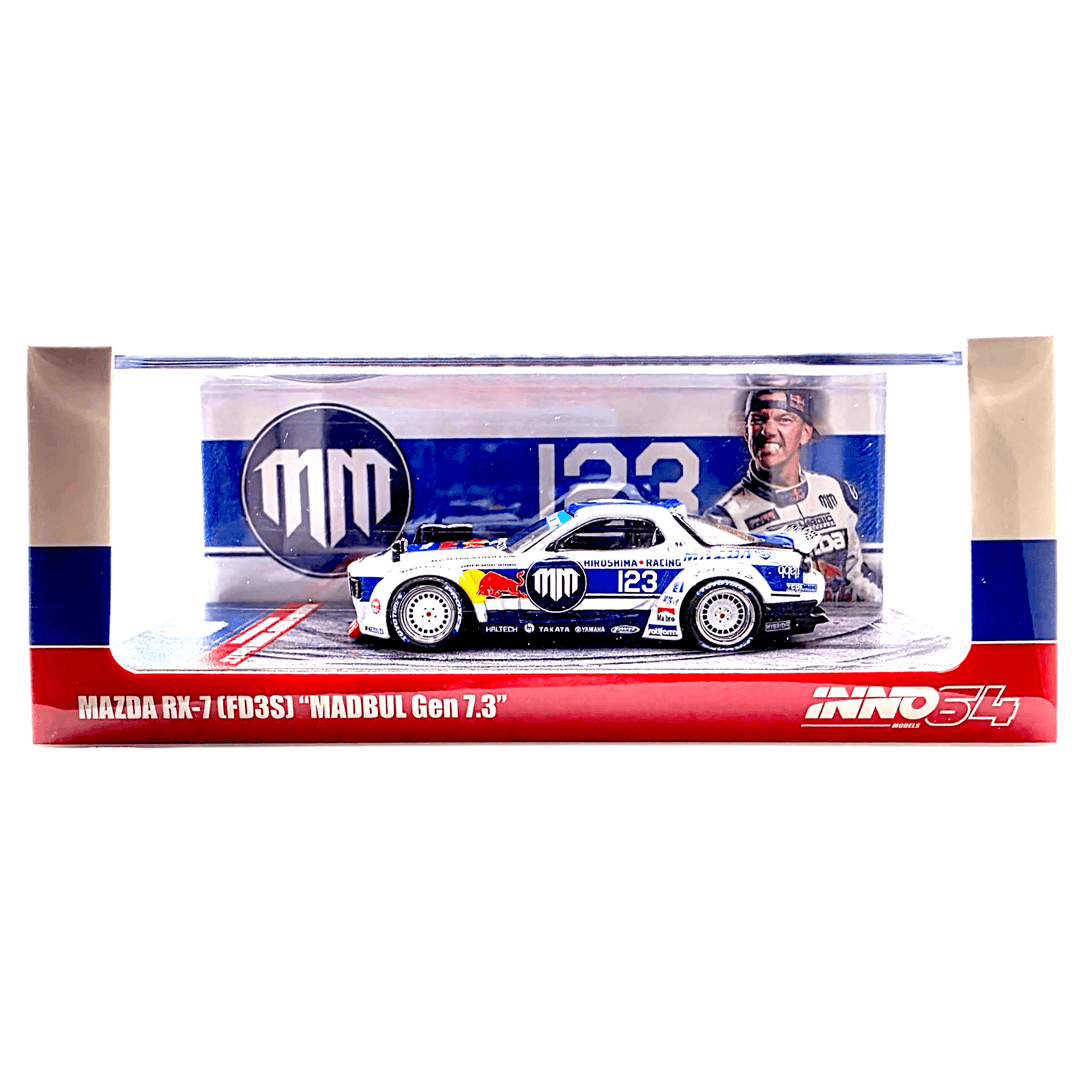 INNO64 - Mazda RX - 7 (FD3S) "Madbul" Gen 7.3 Mad Mike - Top CollectiblesDiecastINNO64