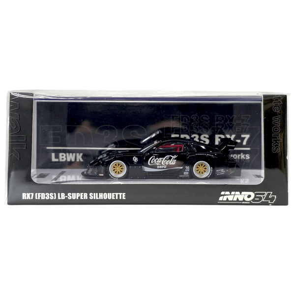 INNO64 - Mazda RX - 7 LBWK "LB - Super Silhouette" - Coca - Cola Zero - Top CollectiblesDiecastINNO64