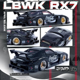 INNO64 - Mazda RX - 7 LBWK "LB - Super Silhouette" - Coca - Cola Zero - Top CollectiblesDiecastINNO64