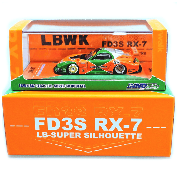 INNO64 - Mazda RX - 7 LBWK "LB - Super Silhouette" *Malaysia Diecast Expo 2024 Exclusive* - *Sealed, Possibility of a Chase Car* - Top CollectiblesDiecastINNO64