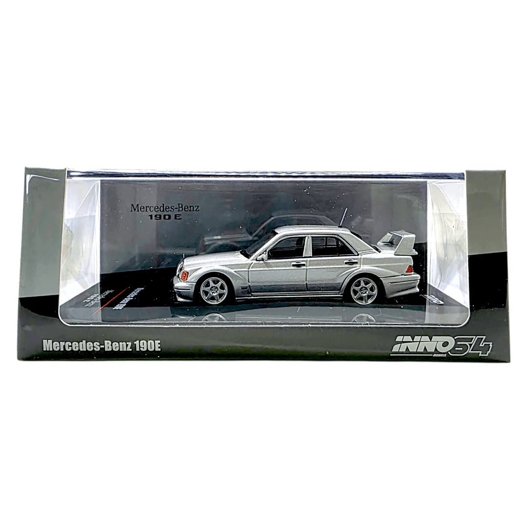 INNO64 - Mercedes - Benz 190E 2.5 - 16 Evolution II - Silver - Top CollectiblesDiecastINNO64