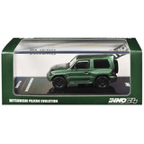 INNO64 - Mitsubishi Pajero Evolution - Satin Green - Top CollectiblesDiecastINNO64