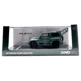 INNO64 - Mitsubishi Pajero Evolution - Satin Green - Top CollectiblesDiecastINNO64
