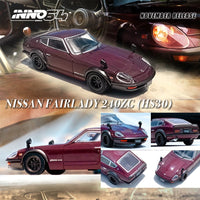 INNO64 - Nissan Fairlady 240ZG - Maroon - Top CollectiblesDiecastINNO64