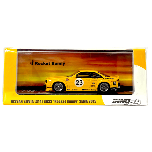 INNO64 - Nissan Silvia (S14) Boss "Rocket Bunny" Sema 2015 - Top CollectiblesDiecastINNO64