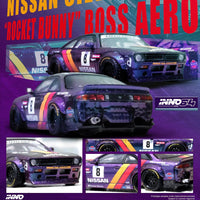 INNO64 - Nissan Silvia (S14) "Rocket Bunny" Boss Aero - Purple *Pre - Order* - Top CollectiblesDiecastINNO64