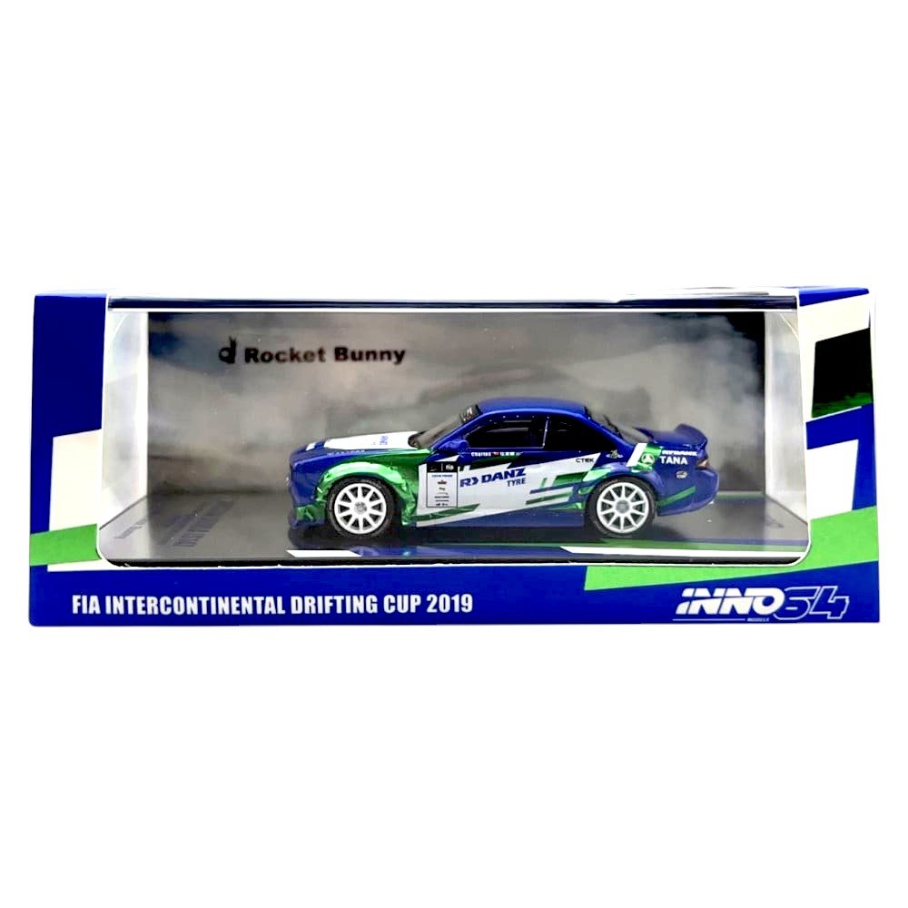 INNO64 - Nissan Silvia (S14) "Rocket Bunny" - FIA Intercontinental Drifting Cup 2019 - Top CollectiblesDiecastINNO64
