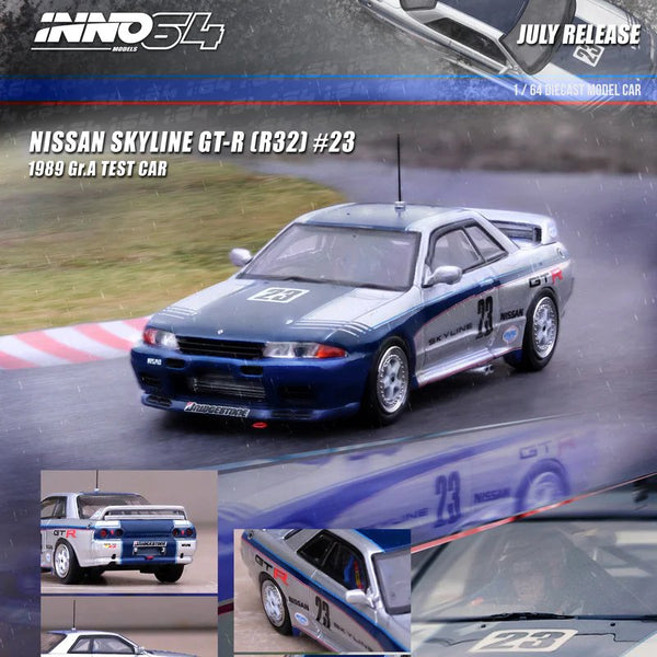 INNO64 - Nissan Skyline GT - R (R32) Test Car - Top CollectiblesDiecastINNO64