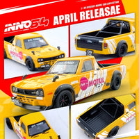 INNO64 - Nissan Sunny Pick Up Truck - Hakotora "Motul" Livery - Top CollectiblesDiecastINNO64