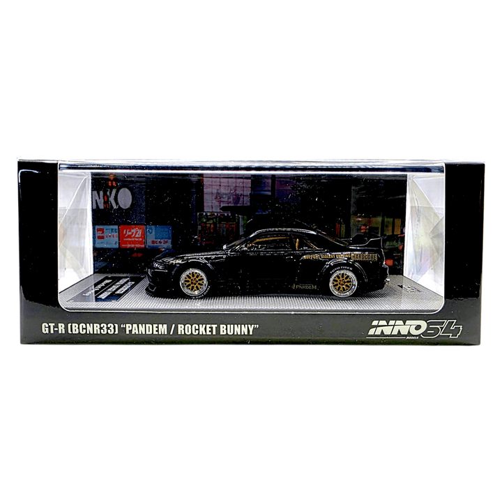 INNO64 - Pandem GT - R (BCNR33) - Black - Top CollectiblesDiecastINNO64