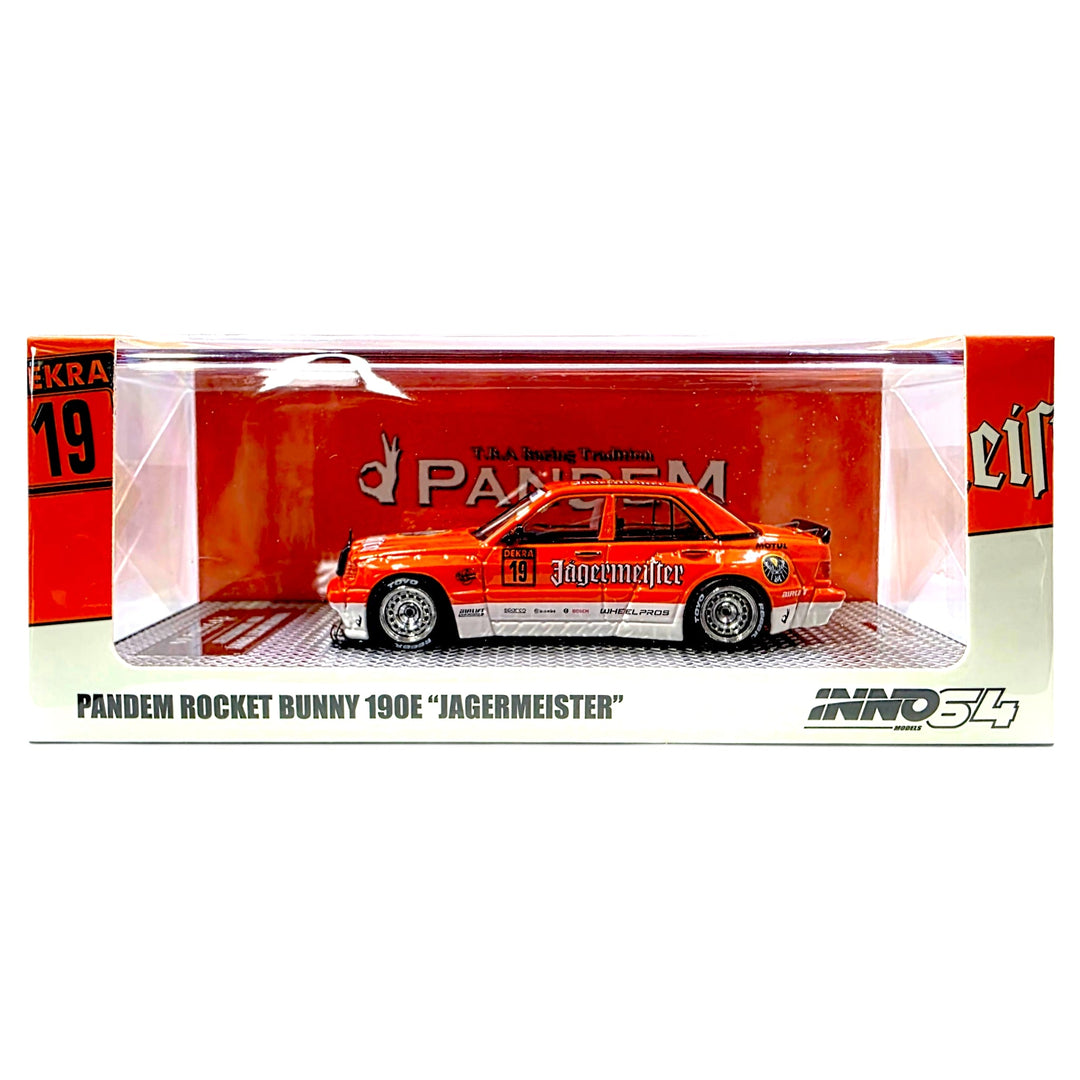 INNO64 - PANDEM Rocket Bunny 190E JAGERMEISTER - Top CollectiblesDiecastINNO64